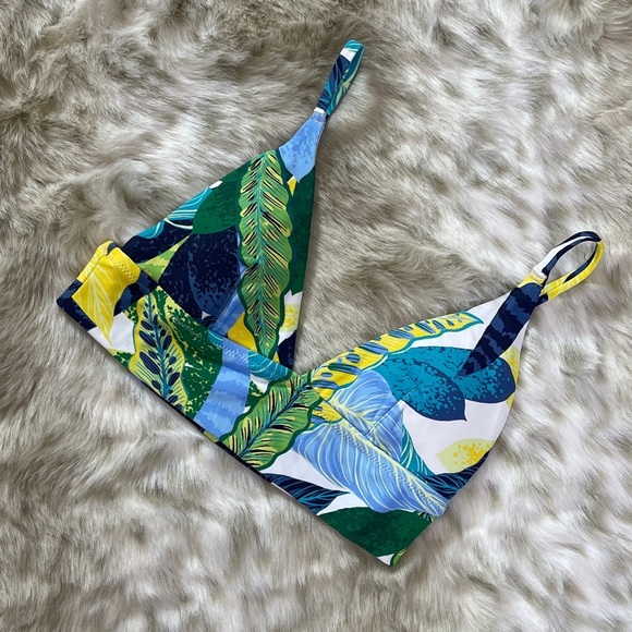 Aerie Women's Longline Triangle Bikini Top - Picture 3 of 6